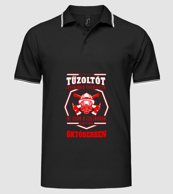  minta fekete pólón