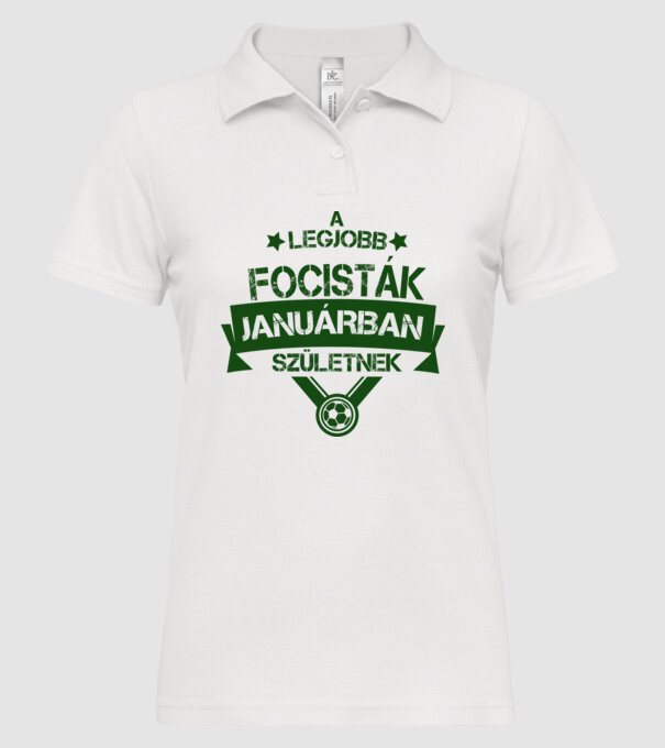  minta fehér pólón