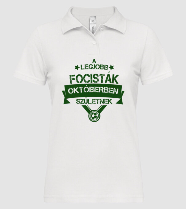  minta fehér pólón