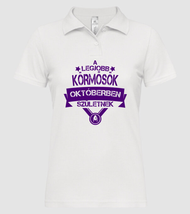  minta fehér pólón