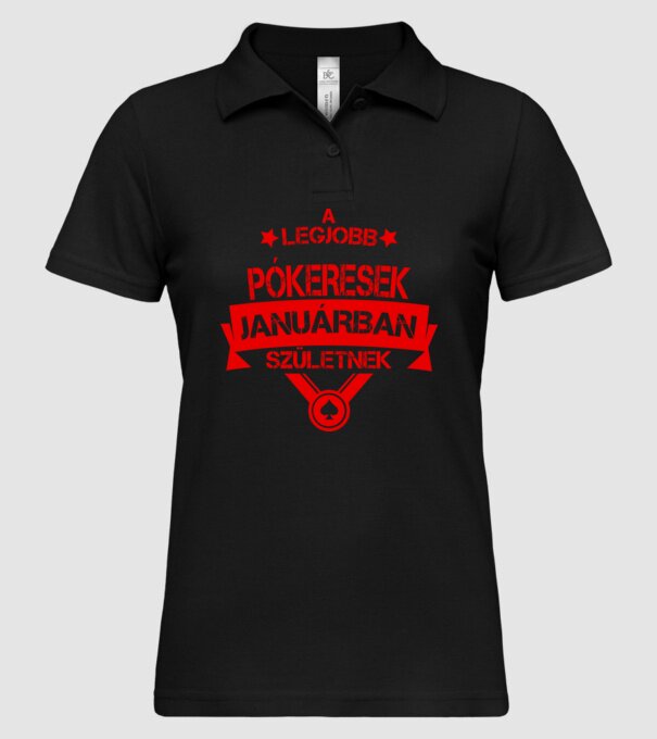  minta fekete pólón
