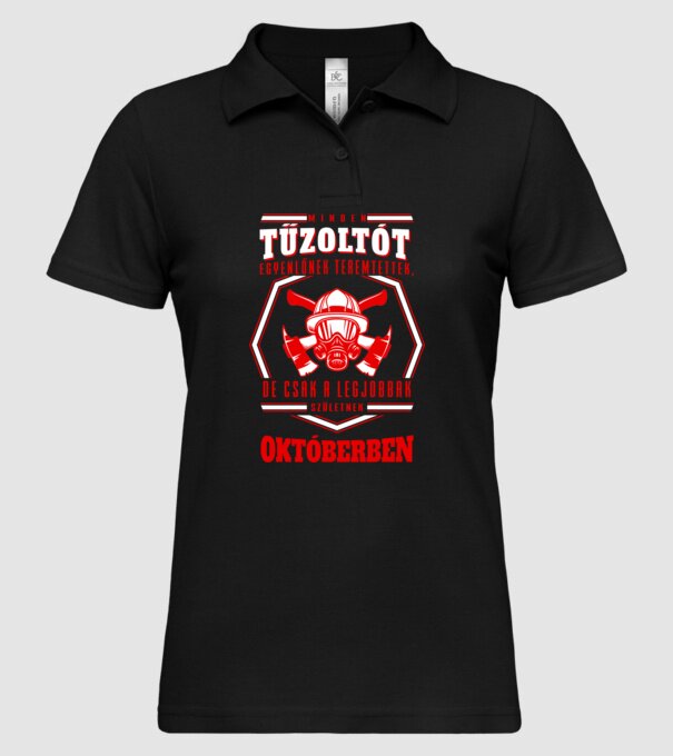  minta fekete pólón