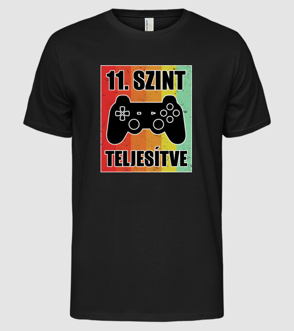  minta fekete pólón
