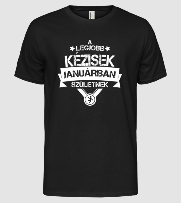  minta fekete pólón