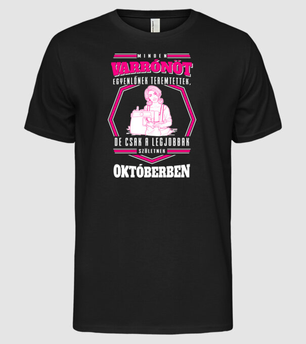  minta fekete pólón