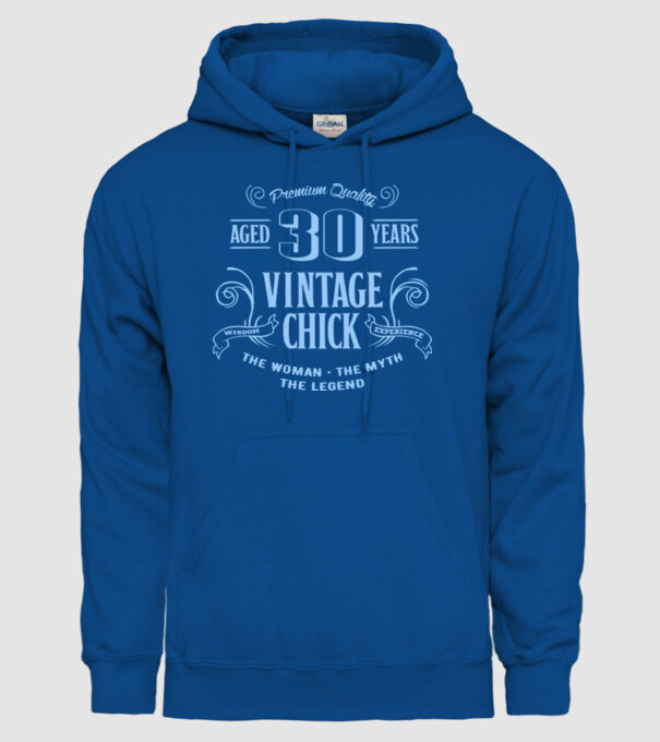  minta királykék pólón
