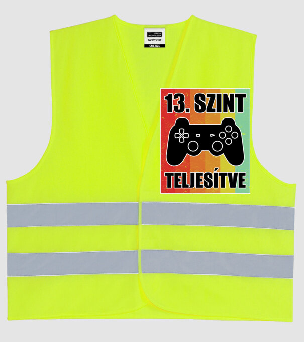  minta neonsárga pólón