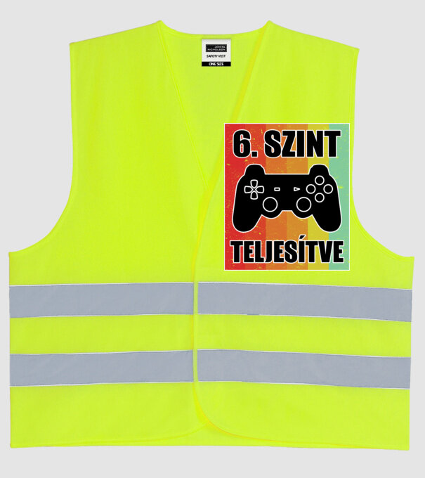  minta neonsárga pólón