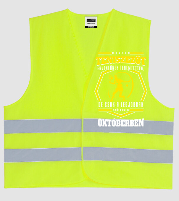  minta neonsárga pólón