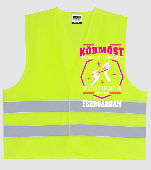  minta neonsárga pólón