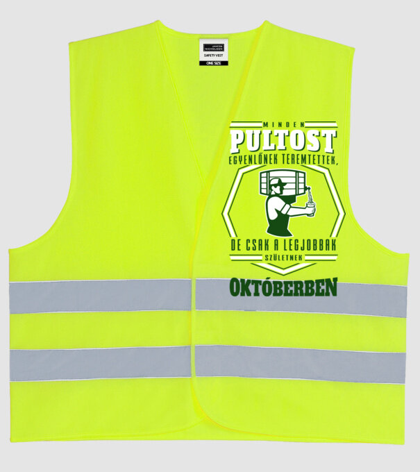  minta neonsárga pólón