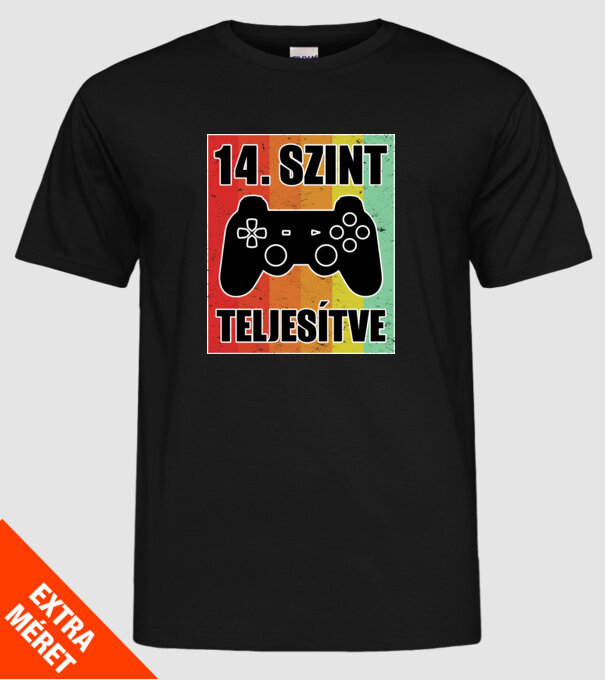  minta fekete pólón