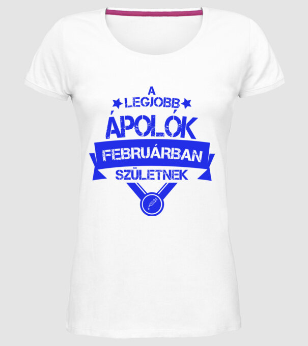  minta fehér pólón
