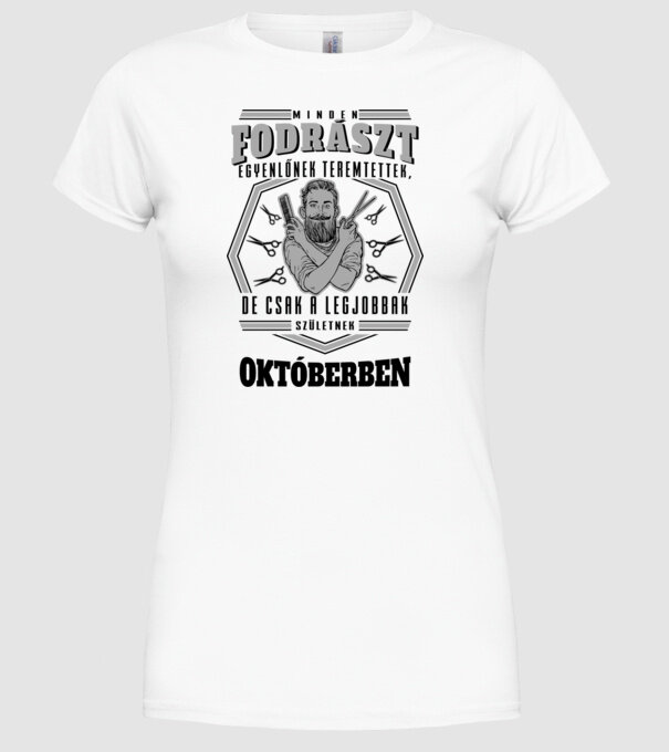  minta fehér pólón