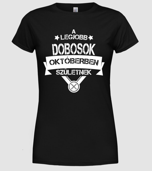  minta fekete pólón
