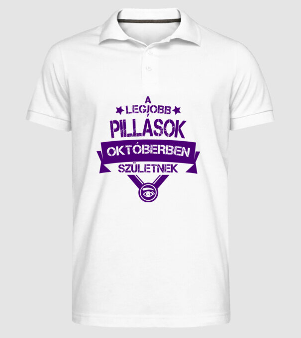  minta fehér pólón