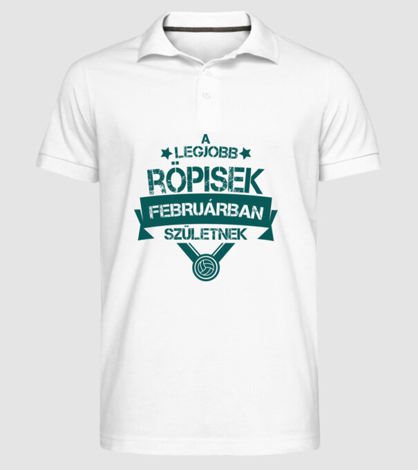  minta fehér pólón