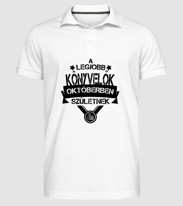  minta fehér pólón