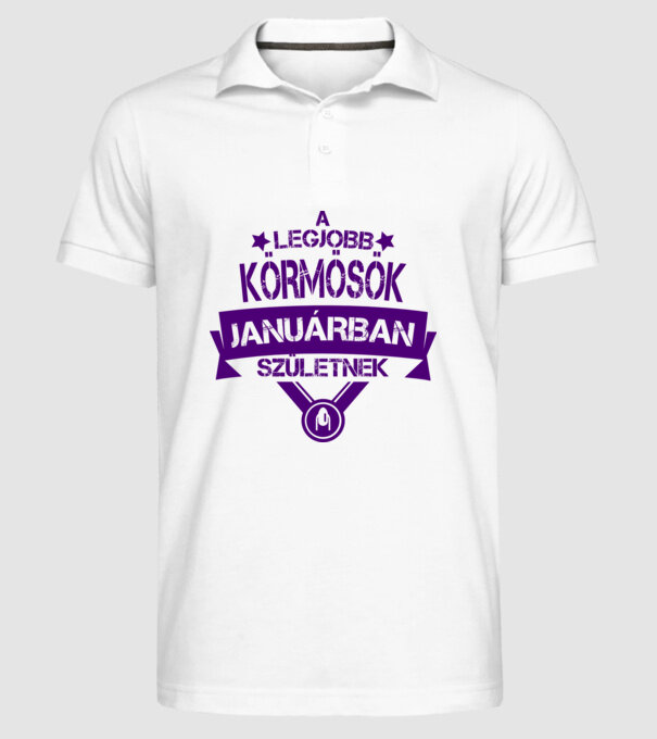  minta fehér pólón