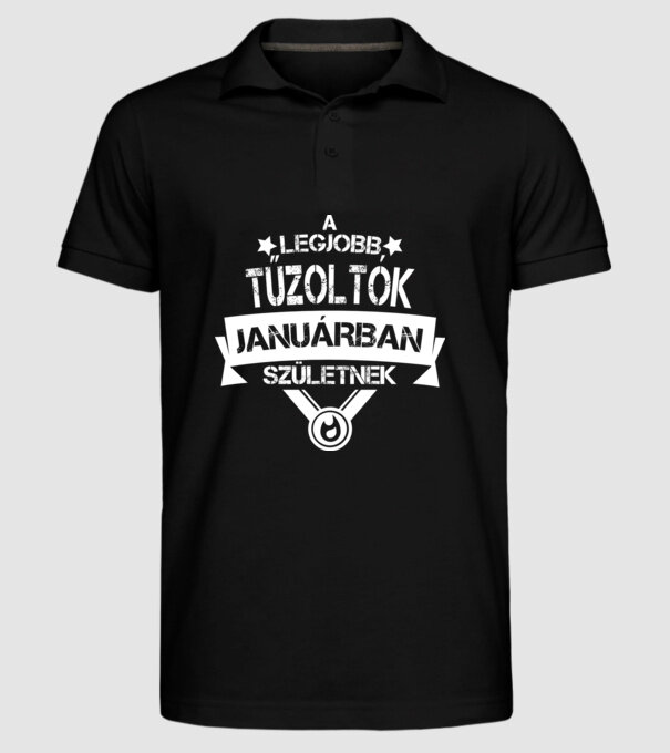  minta fekete pólón