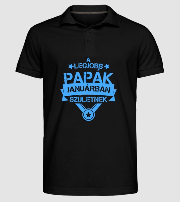  minta fekete pólón
