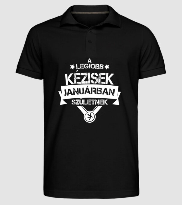  minta fekete pólón