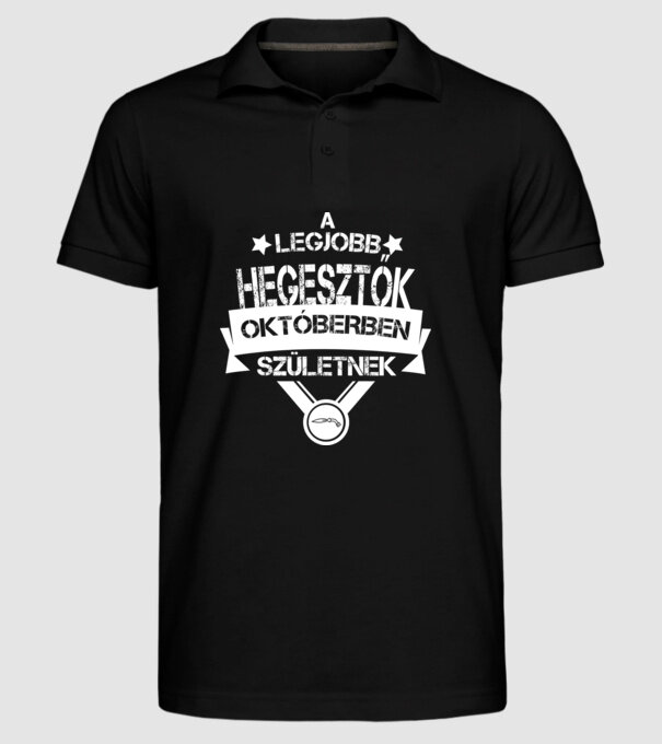  minta fekete pólón