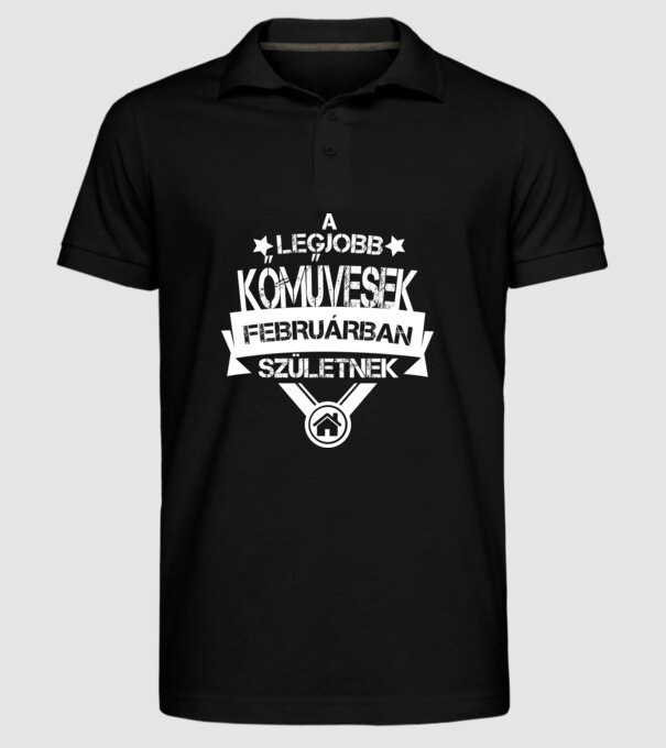  minta fekete pólón