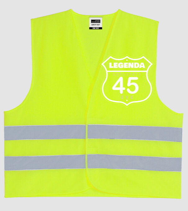  minta neonsárga pólón
