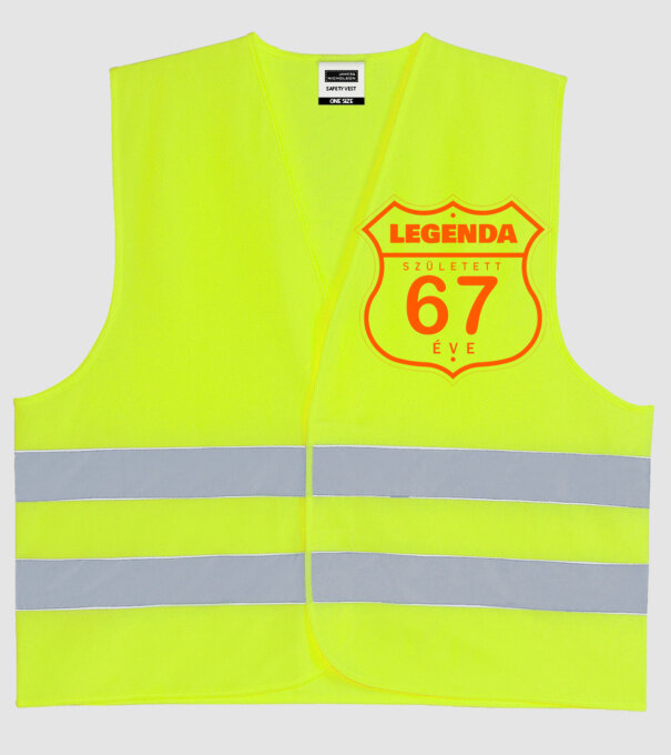  minta neonsárga pólón
