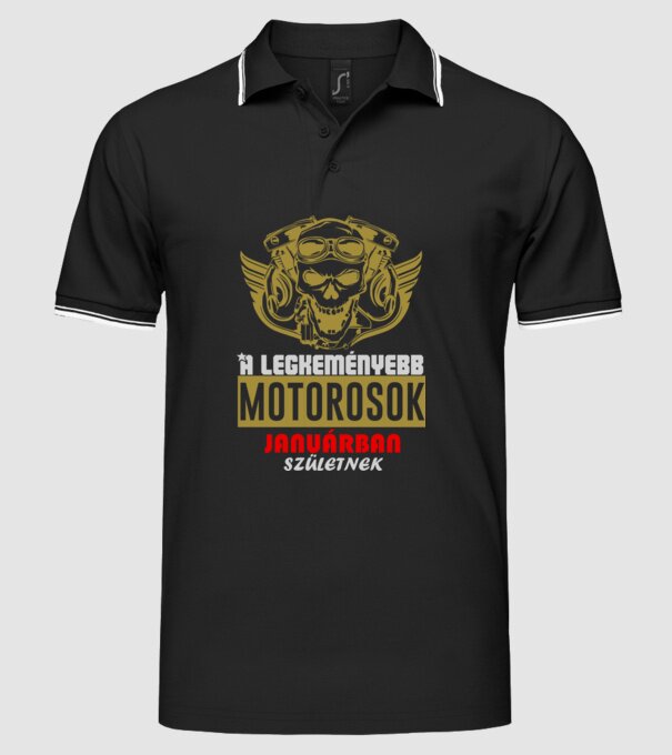  minta fekete pólón